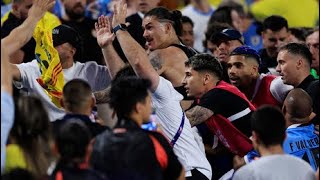 🏟❌ Así empezó la bronca entre los hinchas en semifinal de la Copa America 🇨🇴 Colombia 🆚 Uruguay 🇺🇾 [upl. by Marylin]