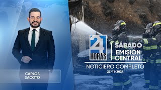 Noticiero de Ecuador Emisión Central 23112024 [upl. by Dusty]