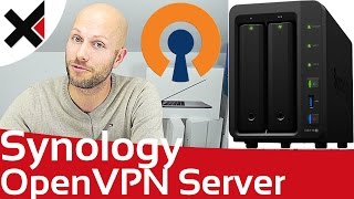 Synology DiskStation OpenVPN Server einrichten Windows macOS iOS Android  iDomiX [upl. by Lonni703]