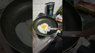 Nonstick pan pe stick omelette 🍳 😂 elonmusks vlog elommusk food birthdaycelebration foodie [upl. by Aikahs]