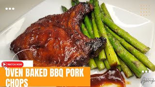 Tender BBQ Pork Chops Recipe Easy to make in the oven no hassle Must TRY [upl. by Dominick853]