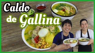 PREPARA CALDO DE GALLINA  FÁCIL Y DELICIOSO [upl. by Onibas]