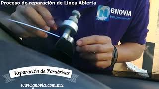 Reparacion de Parabrisas Estrellado Como Reparar Vidrio Panoramico fisurado Reparador de Luna CDMX [upl. by Audras332]