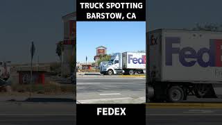 TRUCK SPOTTING 00828  FEDEX TRUCK automobile semitrailer trucker [upl. by Jentoft]