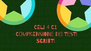 CELI 4 Livello C1  2002  Prova di Comprensione dei Testi Scritti 14 con soluzioni [upl. by Jdavie688]