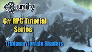 Unity RPG Tutorial  Triplanar Terrain Shader [upl. by Ellora]