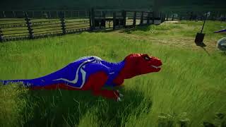 SUPERHEROs ALL Story 2  KID SPIDER MAN becomes BADGUYS amp Rescue AllSuperherorace jurassicworld [upl. by Atinek]