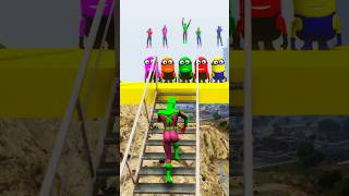 GTA 5 Epic Spiderman Ragdolls  Jumps  Fails ep257 shorts [upl. by Aneet]