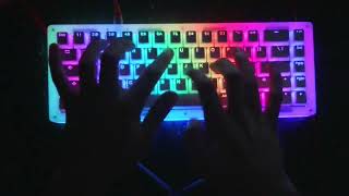 Stock Gamakay TK68 sound test  Stock Gateron Pro Yellows [upl. by Yeltihw]