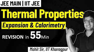 Thermal Properties of Matter  Complete REVISION for JEE Physics  Mohit Sir IITKGP [upl. by Mayne]