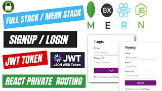 Complete LoginSignup MERN Stack  Mongo Express React and Node Authentication with Deployment [upl. by Anihtyc120]