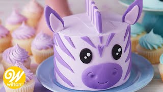 How to Make a Mini Zebra Cake  Wilton [upl. by Forester]