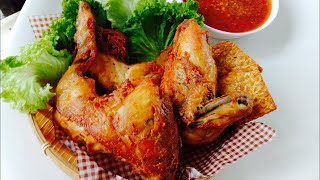 Nasi Ayam Penyet Lockdown Sedap Giler [upl. by Ahsinit720]