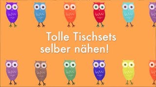 Tolle Tischsets selber nähen [upl. by Saks]