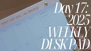 2025 Weekly Desk Planner  Daily Planning System  Planner System Unboxing 2025  Goldmine amp Coco [upl. by Taryne]