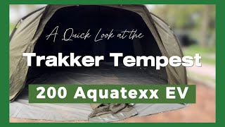 Trakker Tempest 200 Aquatexx EV trakker tempest bivvy carpfishing [upl. by Seabury347]