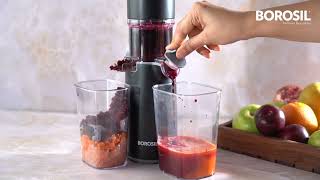 Easy Juice Cold Press Slow Juicer  Relax and rewind with the new Borosil Juicer [upl. by Yliab]