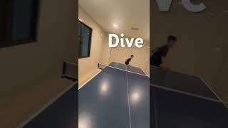 Ping pong smash and dive [upl. by Alyac870]