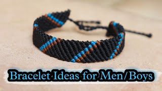 DIY Bracelet Ideas for Men  Boys  How To Make Bracelets  Thread Bracelet  Creationampyou [upl. by Moriarty]