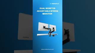 Dual Monitor Adjustable Spring Monitor Enhance Your Productivity [upl. by Nollid244]