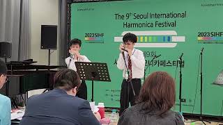 The 9th Seoul International Harmonica Festival MiddleSchool Duet SIHF champion [upl. by Zinck]