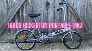 SAVED FROM SCRAP  1980s Bickerton Portable Mk 3 Folding Bike [upl. by Agni866]