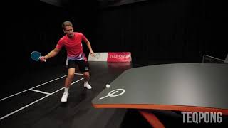 Teqpong il TEQBALL giocato a Ping Pong [upl. by Ayahsey]