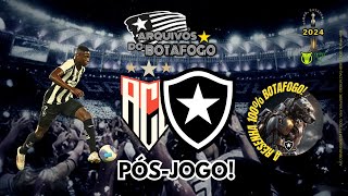 PósJogo AtléticoGO X BOTAFOGO botafogo martins bastos arquivos live aj [upl. by Kennett]