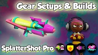 Splatoon  Gear Setups amp Builds BerryForge Splattershot Pro [upl. by Wina]