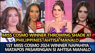 Ito pala ang DAHILAN bakit NAPAHIYA si Miss Cosmo 2024 Winner nang PASARINGAN nito si Ahtisa Manalo [upl. by Ellenrahs813]