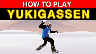 How To Play Yukigassen OR Snow Battle unique sport that involves players fighting with snowballs [upl. by Ramak417]