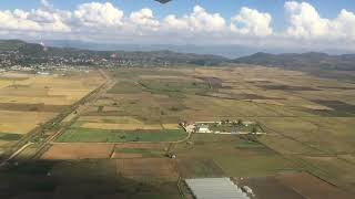 Beautiful landscape on landing at Heho Airport via Air KBZ HEH [upl. by Aisayt838]