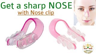 Nose shaper clip  How to reduce Nose fat by Nose slimming scientific advanced tool [upl. by Jillie]