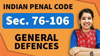 General Defences IPC  Section 76106 IPC  Chapter 4 IPC [upl. by Ztnarf650]