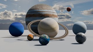 Star Size in Perspective  3d Animation Size Comparison [upl. by Ezara]