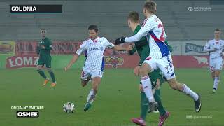 20142015 Łukasz Madej  Górnik Zabrze vs Śląsk Wrocław [upl. by Etteyniv]