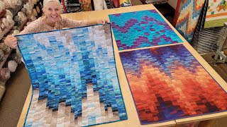 Donnas EASY quotBargello Wall Hangingquot Full Tutorial FREE PATTERN [upl. by Felicidad465]