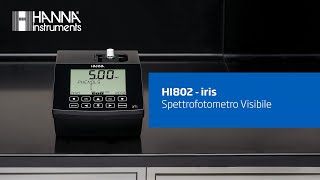 Spettrofotometro HI802 con Lettore Barcode e Rotazione Fiale  Teaser [upl. by Pegasus]