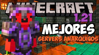 Los Mejores SERVIDORES ANARQUICOS 121 JAVA y BEDROCK [upl. by Nesahc]