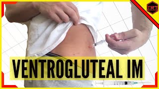 How To Give IM Ventrogluteal Injection Standing Up  Best TRT Injection Site [upl. by Geiger]