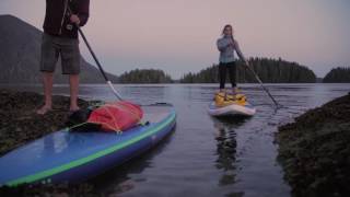 2016 Inflatable Touring range in Tofino Canada  Starboard SUP [upl. by Wiersma537]