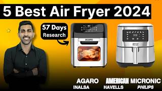 5 Best Air Fryer 2024 ⚡ Best Air Fryer in India ⚡ Best Air Fryer Under 7000 [upl. by Keung877]