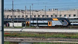 ETR521104 The Caravaggio Rock is an electric multiple unit built by Hitachi Rail Italy [upl. by Elgar604]