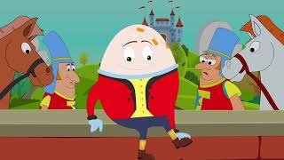 Humpty dumpty sat on a wall  nursery rhymes amp kids songs [upl. by Hsinam]