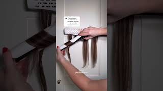 Flat Iron wavingcurling techniques on the same hair length flatiron curling chloeswiftstylist [upl. by Boarer]