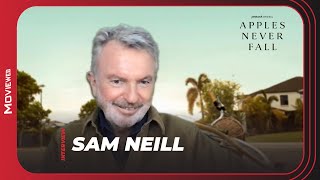 Sam Neill on Finally Pairing with Annette Bening in Apples Never Fall  Interview [upl. by Lubbock]