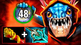 Insane Burst Damage Slark 48 Permanent Agility 34Kills MKB  Disperser Builds Dota 2 [upl. by Grigson]