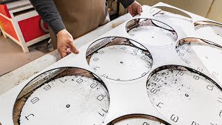 Process of Making Clocks Korean Clock Factory [upl. by Orrin622]