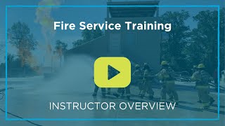 Fire Service Training Instructor Video [upl. by Aerdnac]