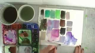 12 Color combinations to mix for Better Watercolor Paintings [upl. by Lenra]